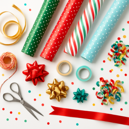 Carte e decorazioni per le feste